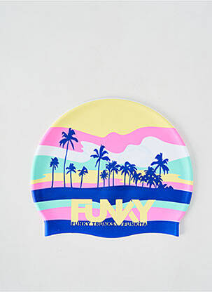 Bonnet sport natation bleu FUNKY homme