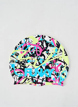 Bonnet sport natation noir FUNKY homme