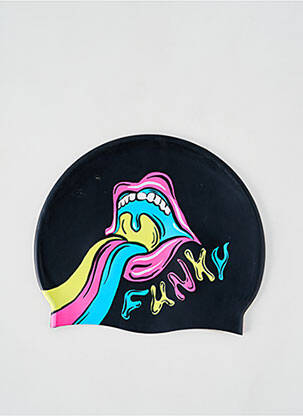 Bonnet sport natation noir FUNKY homme