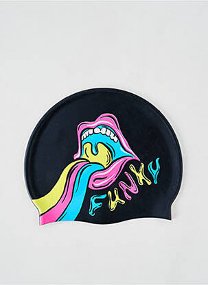 Bonnet sport natation noir FUNKY homme