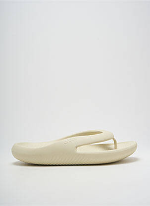 Tongs voute plantaire bout ouvert beige CROCS homme