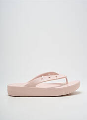 Tongs rose CROCS pour femme seconde vue