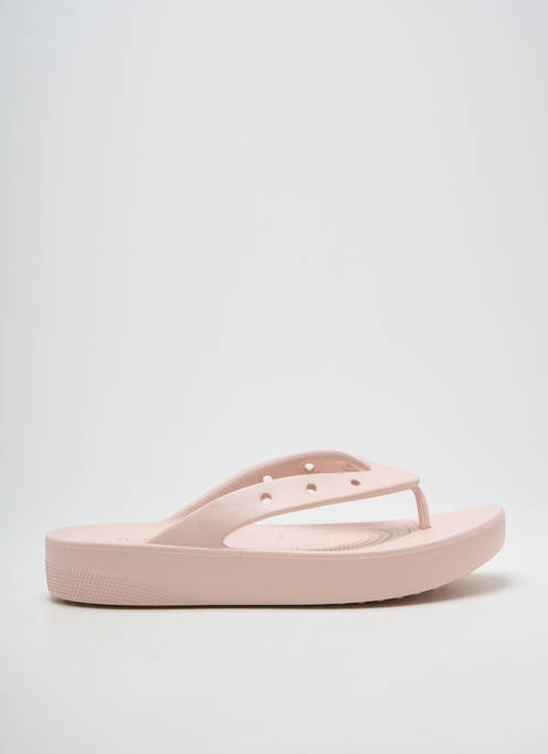 Tongs rose CROCS pour femme