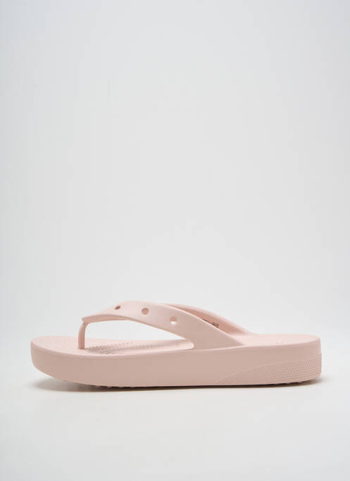 Tongs rose CROCS pour femme