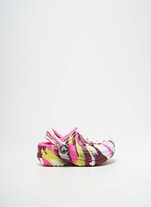 Mules/sabots bout rond bout rond rose CROCS fille