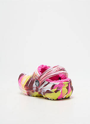 Mules/sabots bout rond bout rond rose CROCS fille