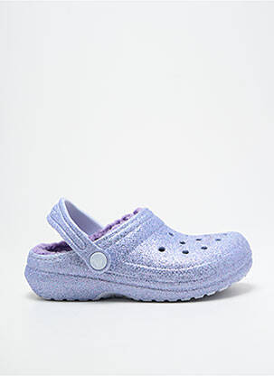 Mules/sabots bout rond bout rond violet CROCS fille