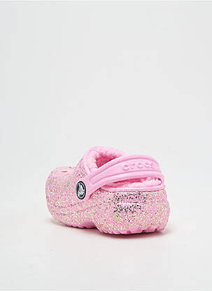 Mules/sabots bout rond bout rond rose CROCS fille
