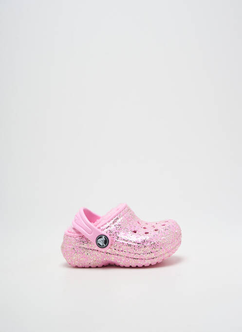 Mules/Sabots rose CROCS pour fille