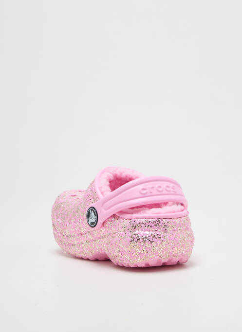 Mules/Sabots rose CROCS pour fille