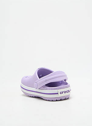 Mules/sabots bout rond bout rond violet CROCS fille
