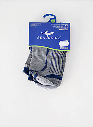 Chaussettes imprimé fantaisie bleu SEAL SKINZ homme