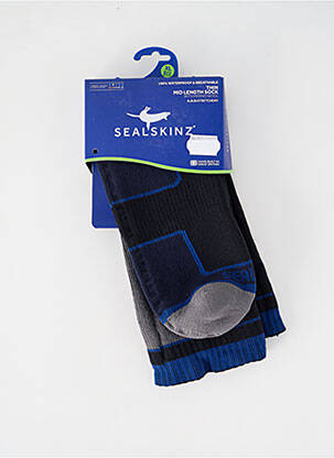 Chaussettes stretch bleu SEAL SKINZ homme