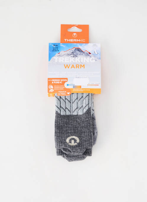 Chaussettes gris THERM-IC pour femme