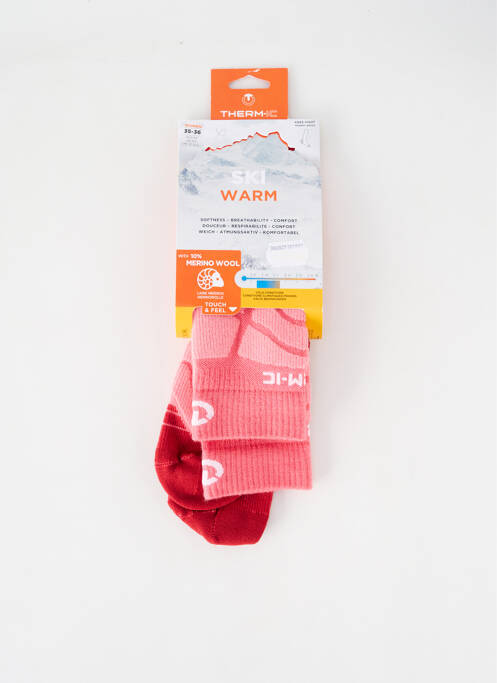 Chaussettes rose THERM-IC femme
