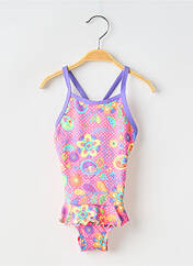 Maillot de bain 1 pièce rose FUNKITA pour fille seconde vue