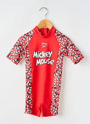 Maillot de bain 1 pièce rouge SPEEDO pour garçon