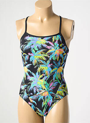 Maillot de bain 1 pièce haut soutien-gorge emboitant haut soutien-gorge emboitant noir FUNKITA femme