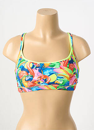 Haut de maillot de bain stretch brassieres jaune FUNKITA femme