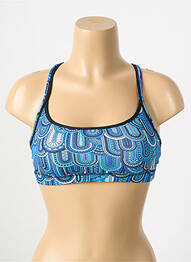 Haut de maillot de bain stretch brassieres bleu FUNKITA femme