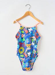 Maillot de bain 1 pièce imprimé fantaisie bleu FUNKITA fille