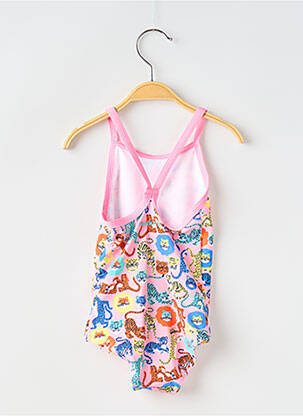 Maillot de bain 1 pièce imprimé fantaisie rose FUNKITA fille