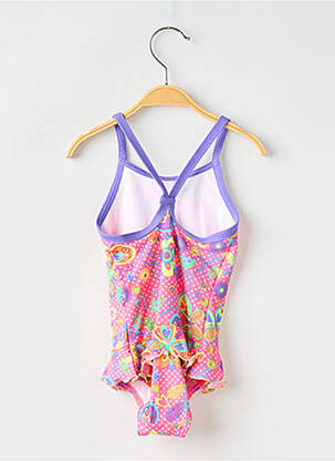 Maillot de bain 1 pièce imprimé fantaisie rose FUNKITA fille