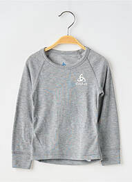 T-shirt manches longues manches longues gris ODLO enfant