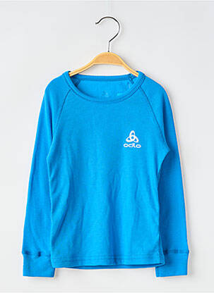 T-shirt manches longues manches longues bleu ODLO enfant