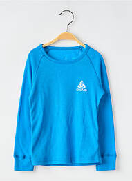 T-shirt manches longues manches longues bleu ODLO enfant