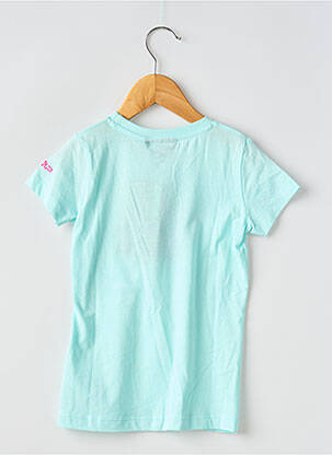 T-shirt coupe cintrée manches courtes bleu CMP fille