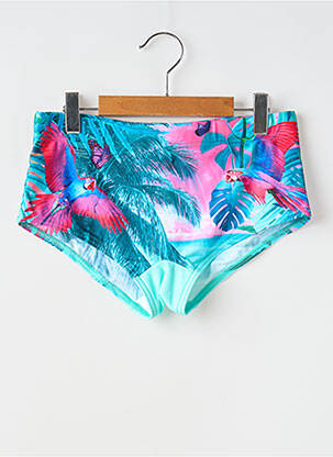 Slip de bain effet matière satinée bleu FUNKY TRUNKS homme