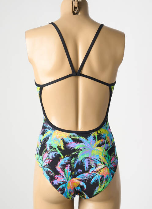 Maillot de bain 1 pièce noir FUNKITA pour femme