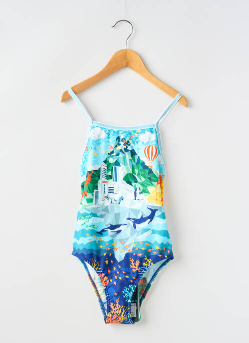 Maillot de bain 1 pièce bleu FUNKITA pour fille