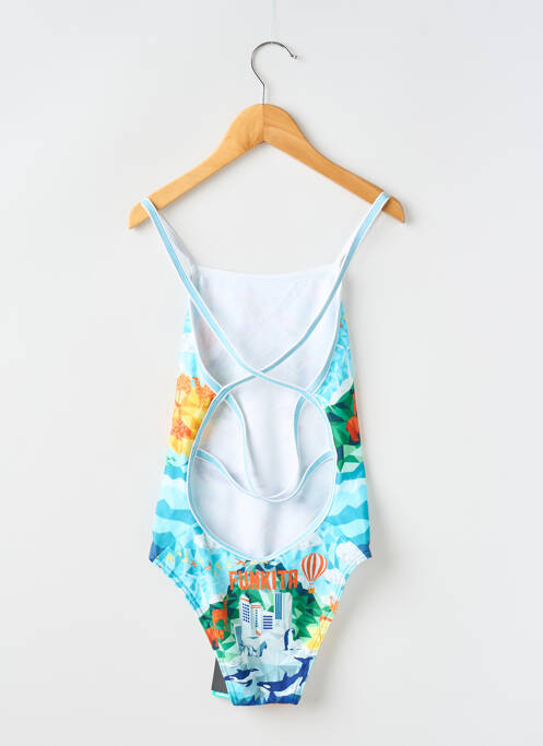 Maillot de bain 1 pièce bleu FUNKITA pour fille
