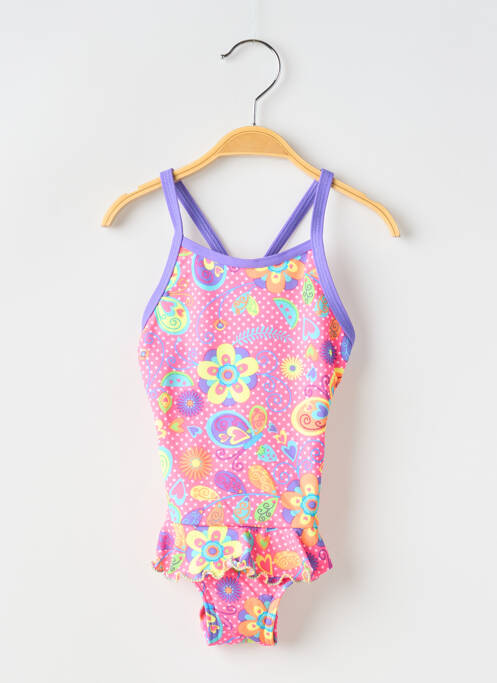 Maillot de bain 1 pièce rose FUNKITA pour fille