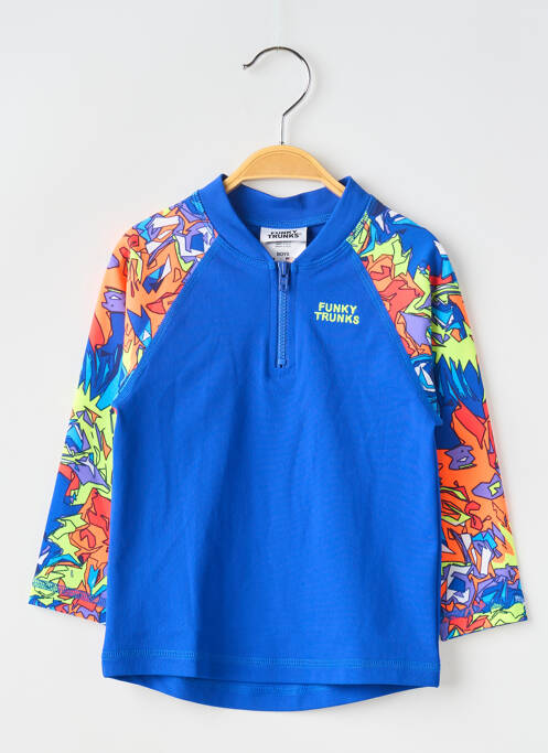 Maillot de bain 1 pièce bleu FUNKY TRUNKS pour garçon