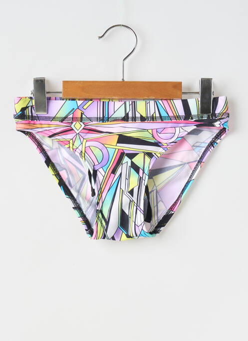 Bas de maillot de bain effet matière satinée noir FUNKITA fille