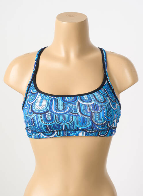 Haut de maillot de bain bleu FUNKITA pour femme