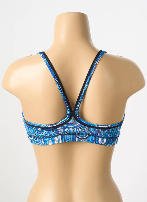Haut de maillot de bain bleu FUNKITA pour femme
