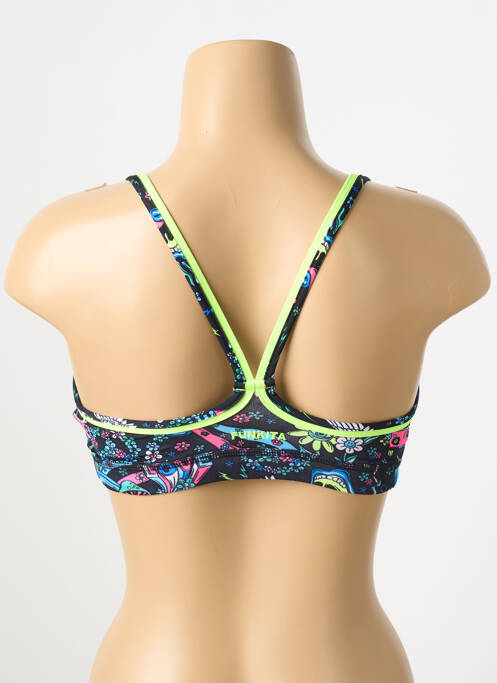 Haut de maillot de bain noir FUNKITA pour femme