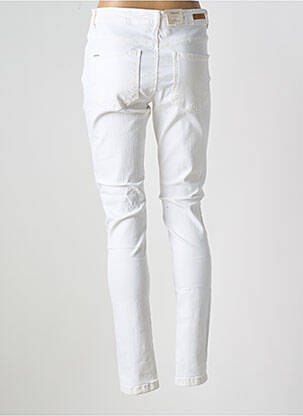 Jeans coupe slim stretch taille normale blanc B.YOUNG femme