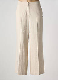 Pantalon large tissage crêpe taille normale beige LOLA ESPELETA femme