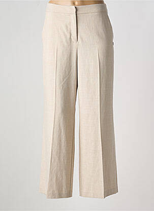 Pantalon large tissage crêpe taille normale beige LOLA ESPELETA femme