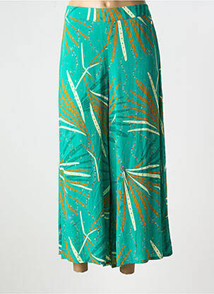 Pantalon 7/8 taille élastique taille normale vert LOLA ESPELETA femme