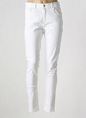 Jeans coupe slim blanc B.YOUNG pour femme seconde vue
