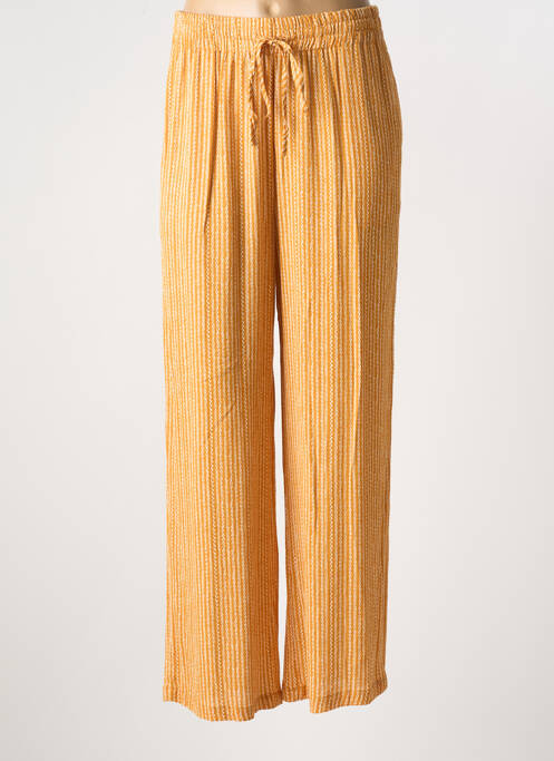 Pantalon droit jaune MOLLY BRACKEN pour femme