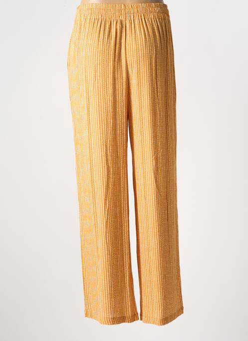 Pantalon droit jaune MOLLY BRACKEN pour femme
