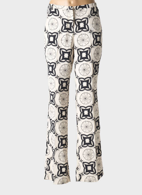 Pantalon flare beige MORGAN femme