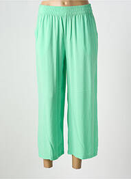 Pantalon 7/8 taille élastique taille normale vert B.YOUNG femme